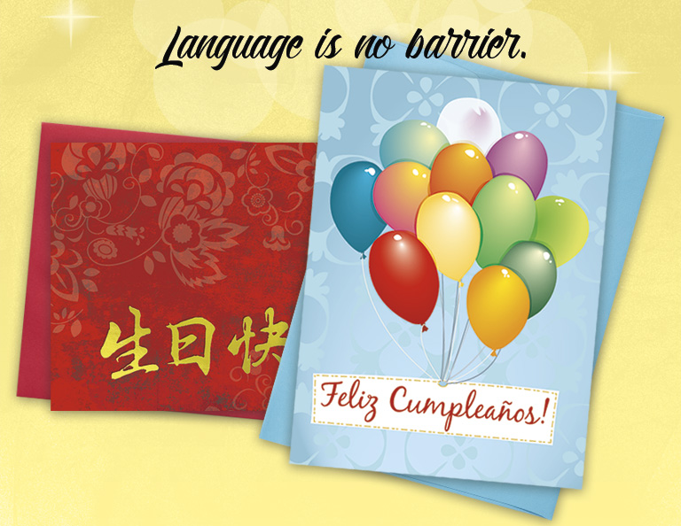 International Birthday Cards